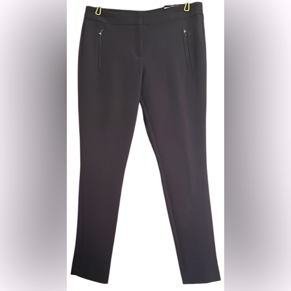 WORTHINGTON Carbon Gray Zip Pocket, Skinny, Ankle Work Pants, Sz 4, NWT.